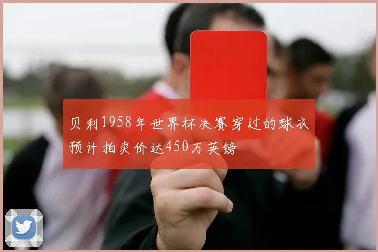 贝利1958年世界杯决赛穿过的球衣预计拍卖价达450万英镑